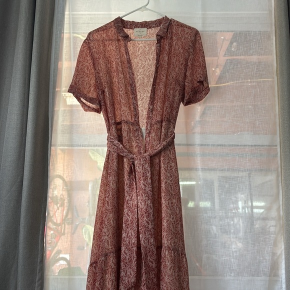 Sezane - Dauphine Dress Floral Terre - Size 40 - Picture 12 of 15